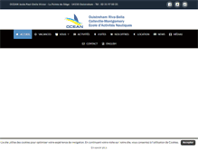 Tablet Screenshot of ocean-normandie.com